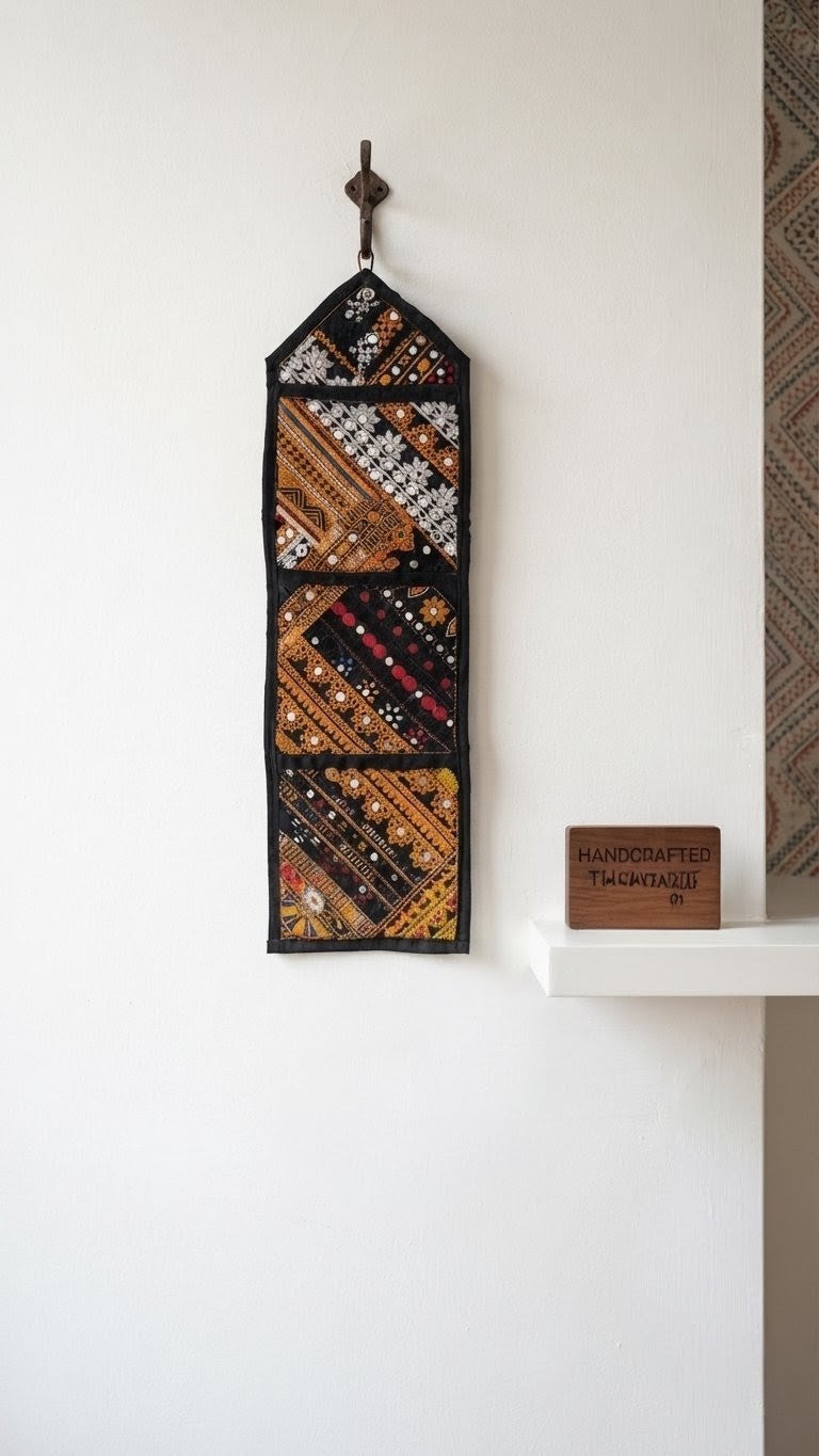 Handcrafted Traditional Embroidered Wall Hanging