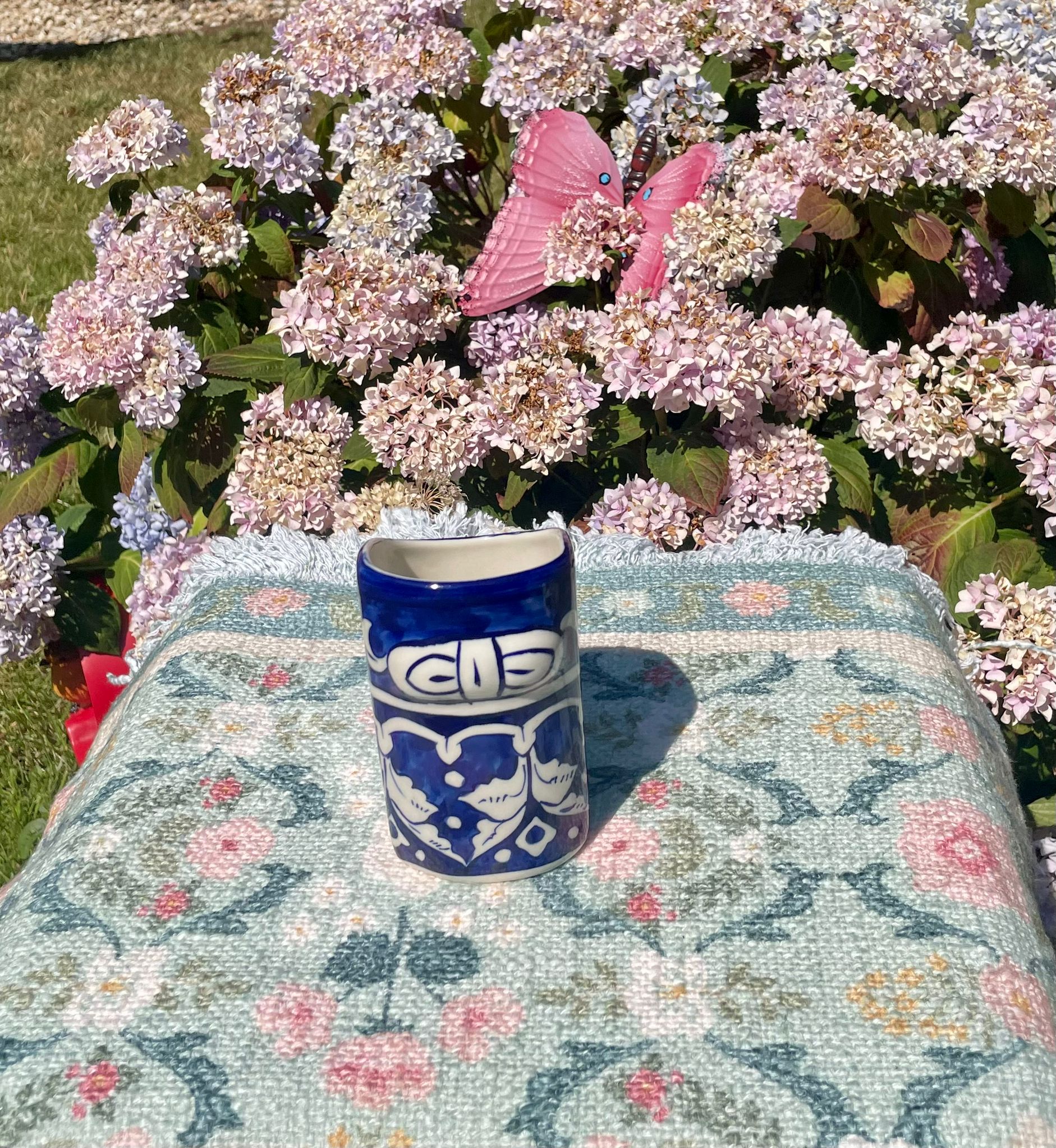 Handcrafted Multani Ceramic Small Pen Holder