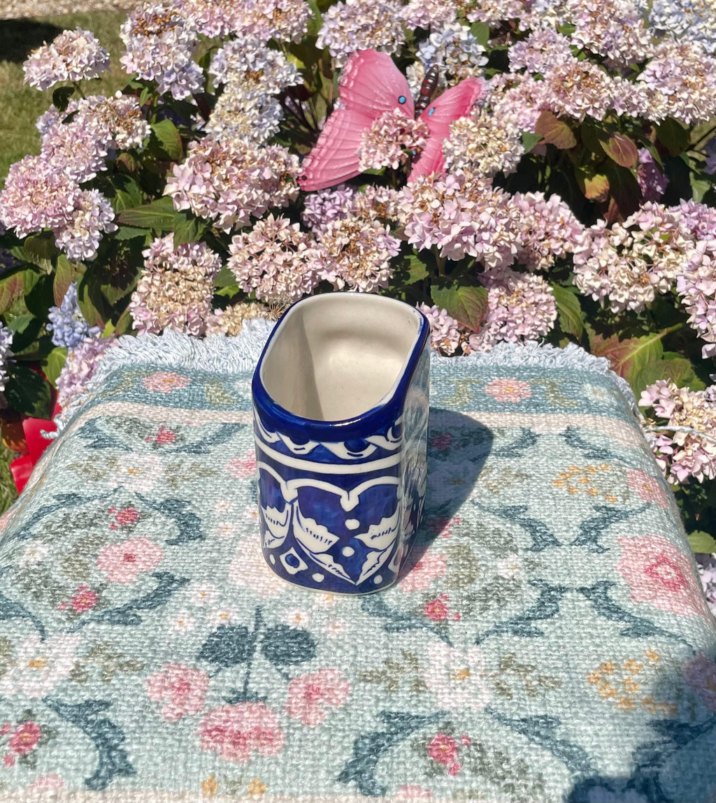 Handcrafted Multani Ceramic Small Pen Holder