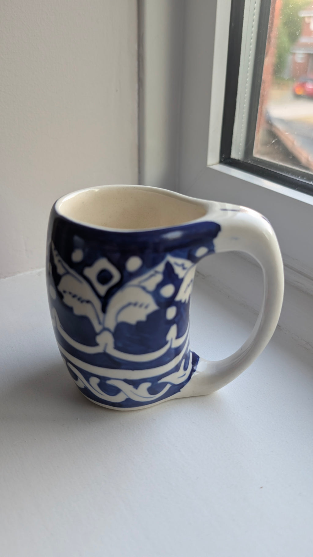Handcrafted Multani Blue Pottery Ceramic Espresso Cup