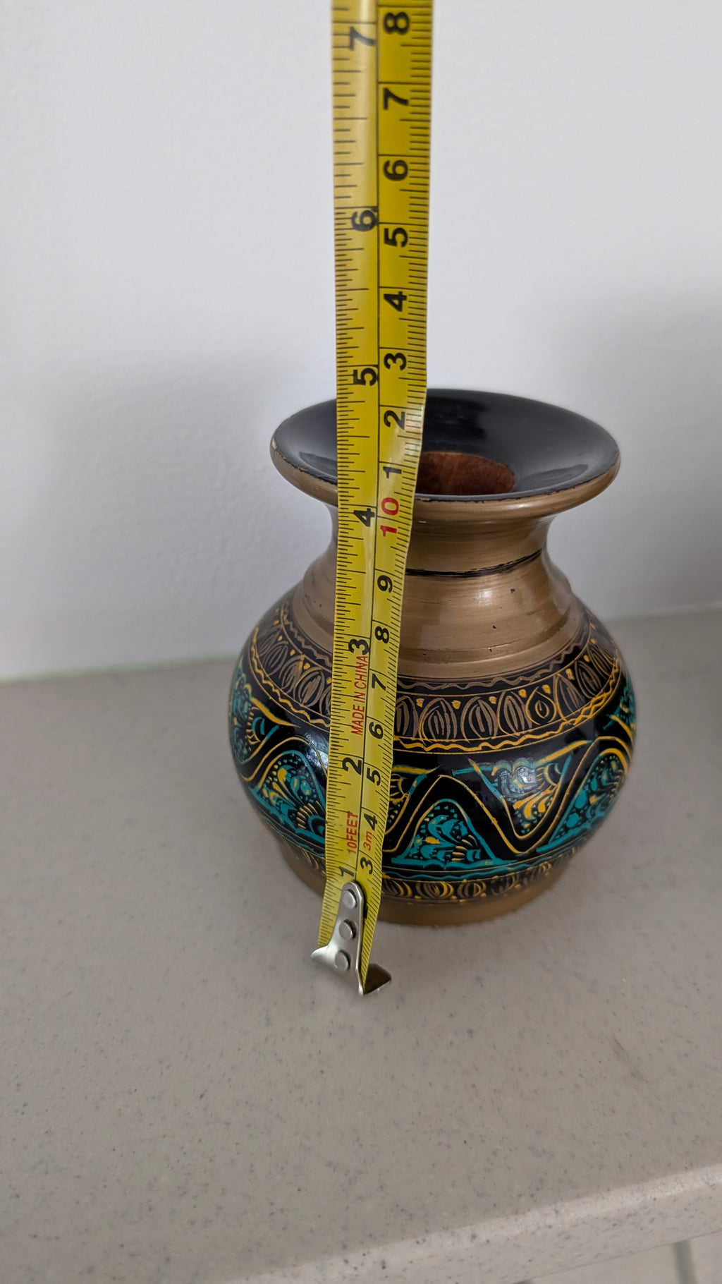 Hand-Turned Silanwali Wooden Vase Set (3-Piece) – Traditional Lacquer