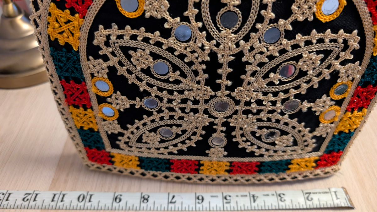 Handmade Sindhi Embroidered Tea Cosy | Traditional Teapot Cover (M)