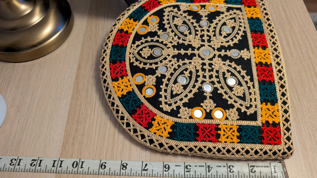 Handmade Sindhi Embroidered Tea Cosy | Traditional Teapot Cover (M)