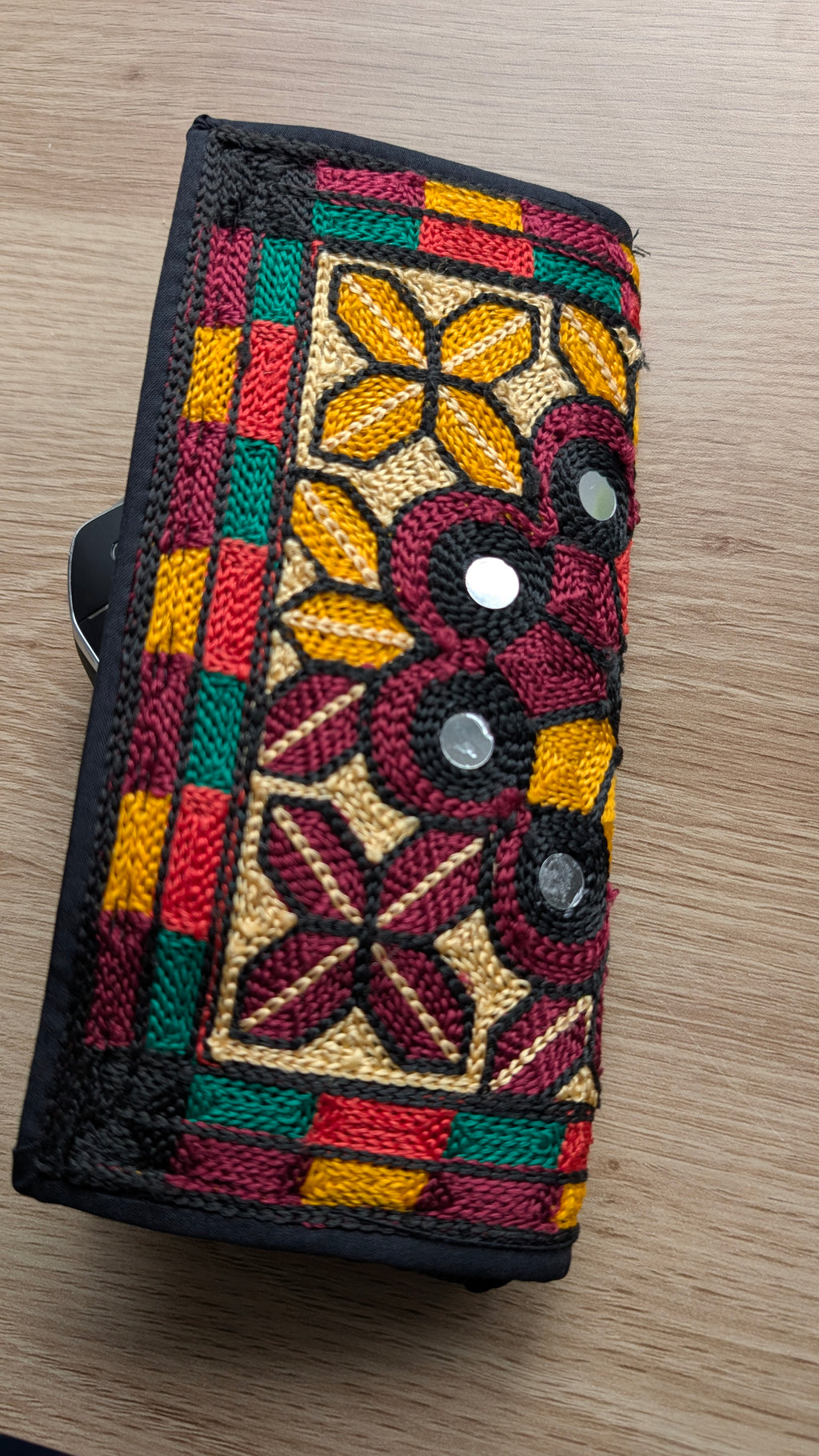 Handmade Traditional Sindhi Embroidered Clutch Bag