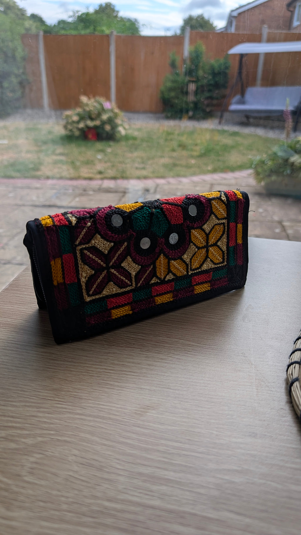 Handmade Traditional Sindhi Embroidered Clutch Bag