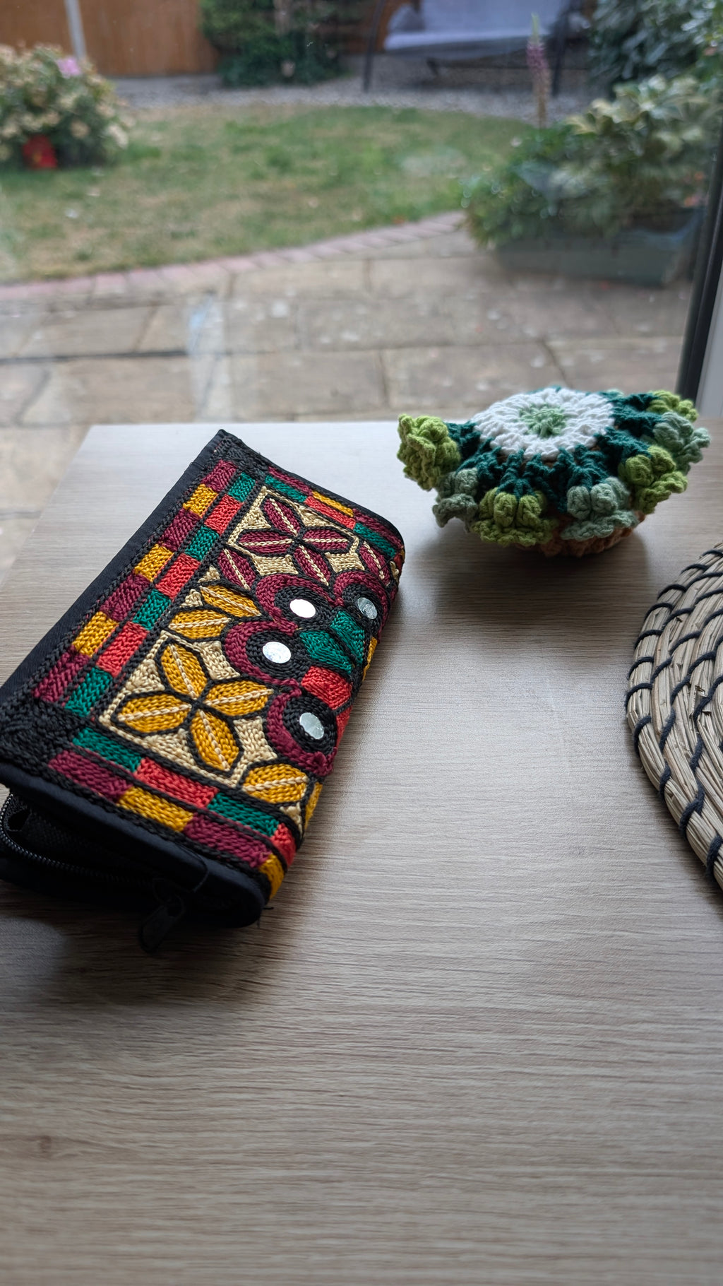 Handmade Traditional Sindhi Embroidered Clutch Bag