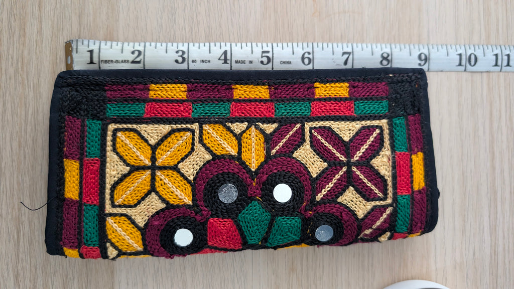 Handmade Traditional Sindhi Embroidered Clutch Bag