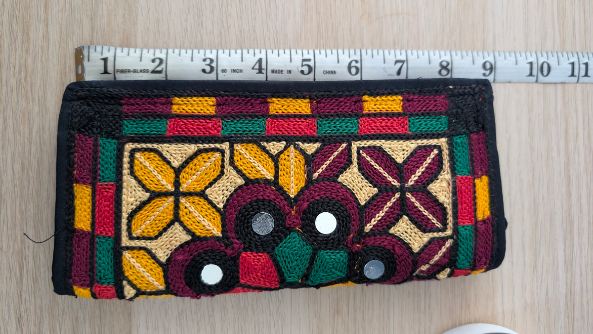 Handmade Traditional Sindhi Embroidered Clutch Bag