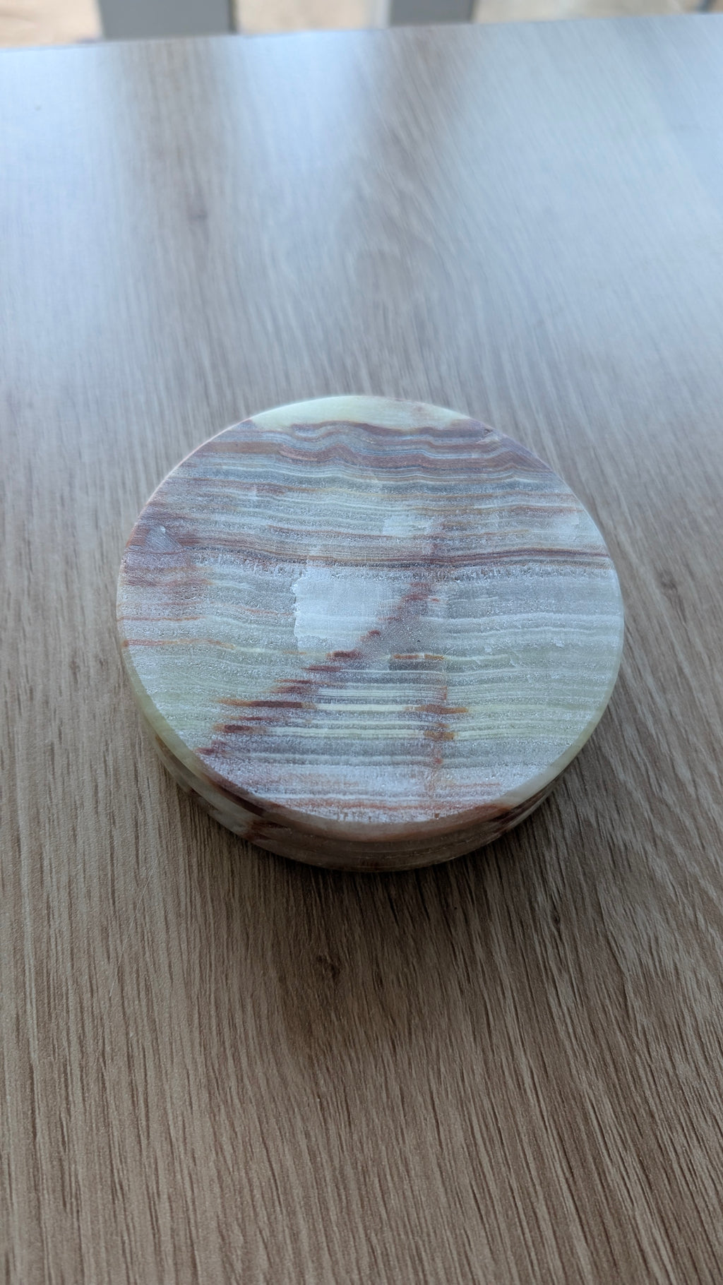 Handcrafted Onyx Stone Ashtray & Catchall Dish | 5" Natural Mineral Decor