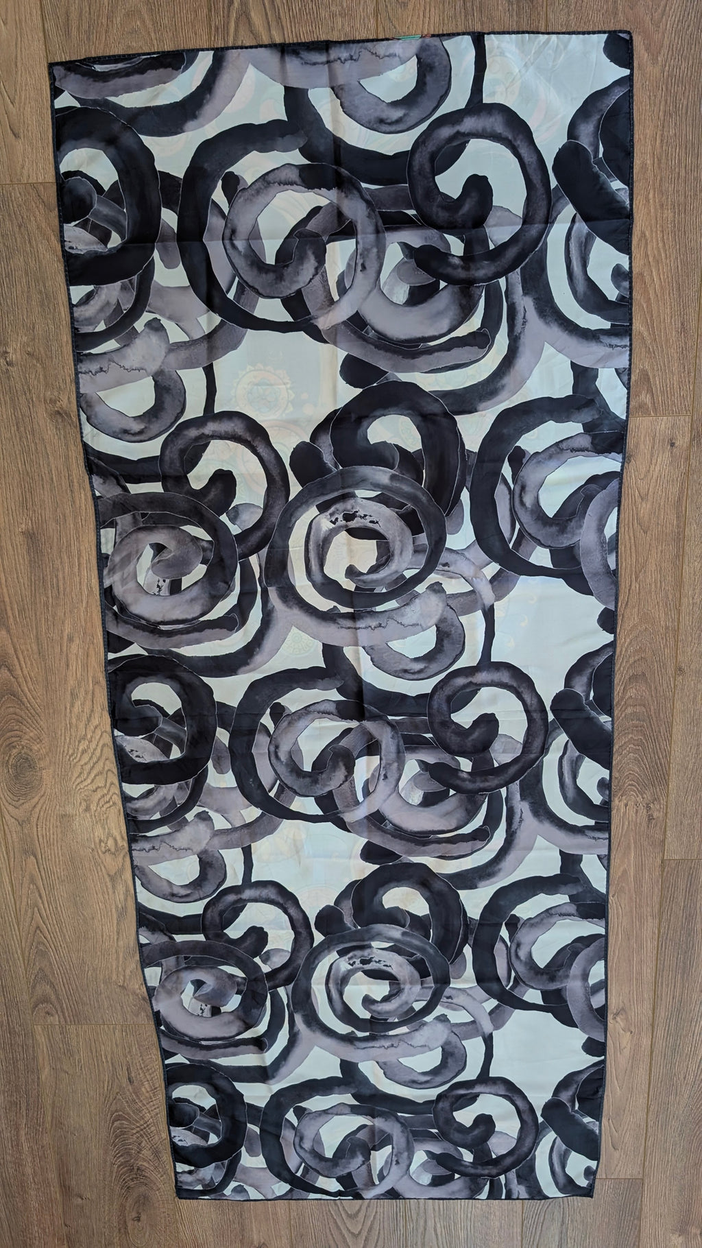 Tree of Life Reversible Art Scarf | Traditional Screen-Printed | 55" x 120" Statement Piece