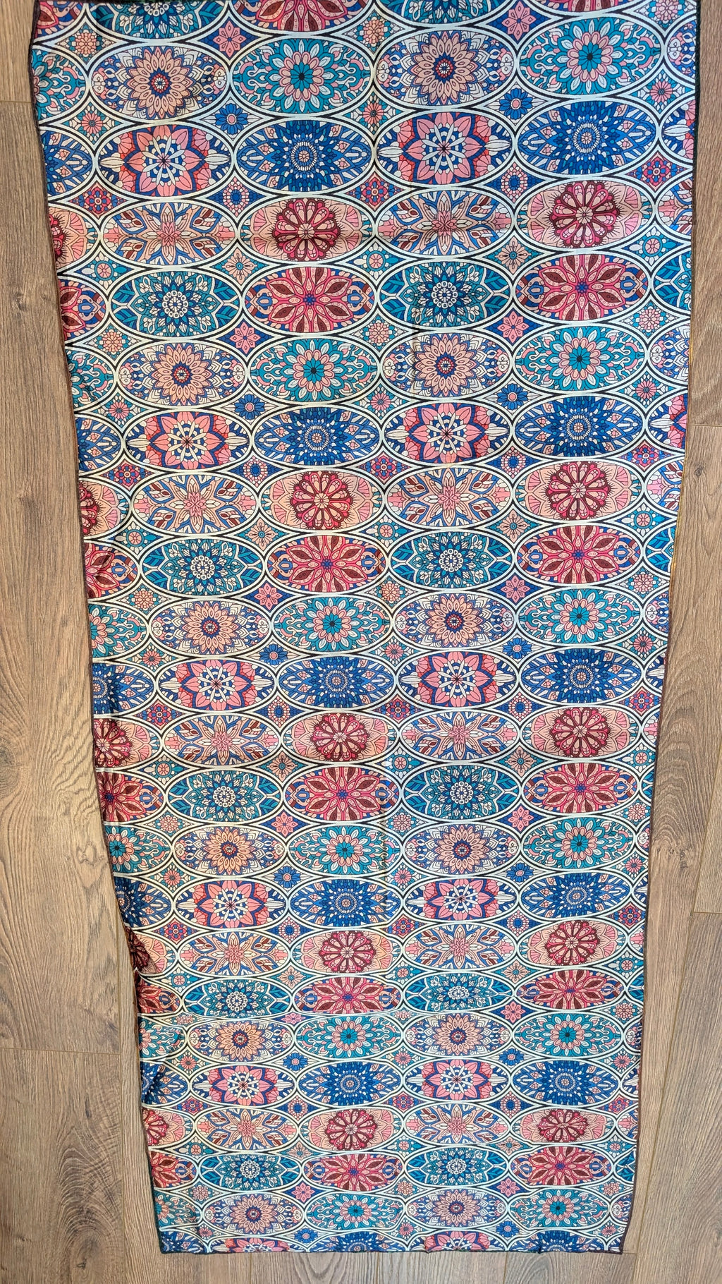 Gustav Klimt Reversible Art Scarf | Traditional Screen-Printed | 55" x 120" Statement Piece
